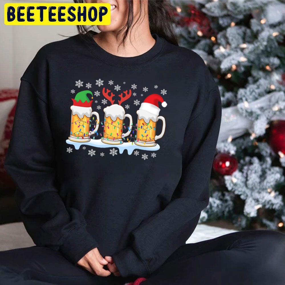 Beer Christmas Elf Beeteeshop Trending Unisex Sweatshirt Beer Christmas Elf Beeteeshop Trending Unisex Sweatshirt