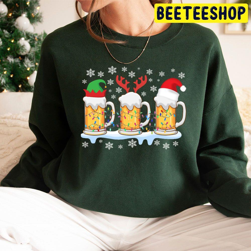 Beer Christmas Elf Beeteeshop Trending Unisex Sweatshirt Beer Christmas Elf Beeteeshop Trending Unisex Sweatshirt