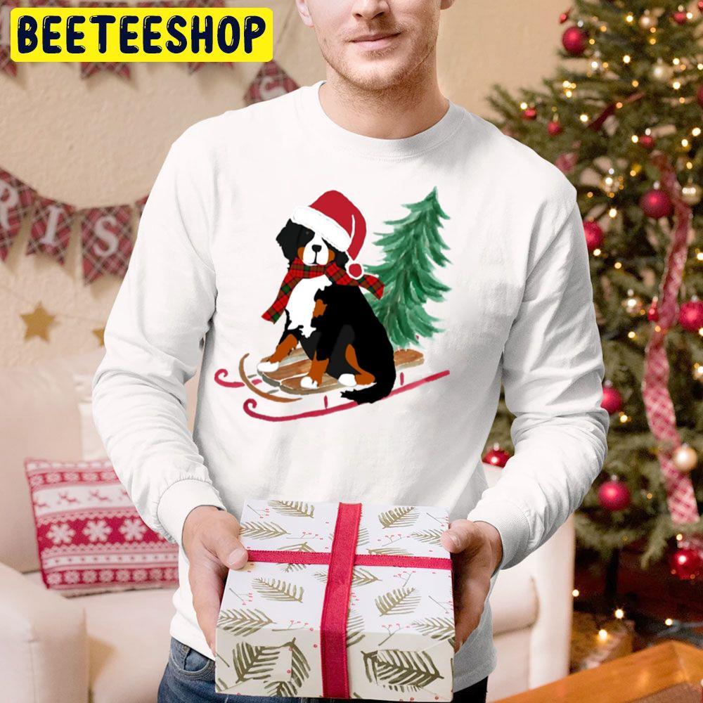 Bernese Mt Dog Bringing Home Xmas Tree Christmas Beeteeshop Trending Unisex Hoodie Bernese Mt Dog Bringing Home Xmas Tree Christmas Beeteeshop Trending Unisex Hoodie