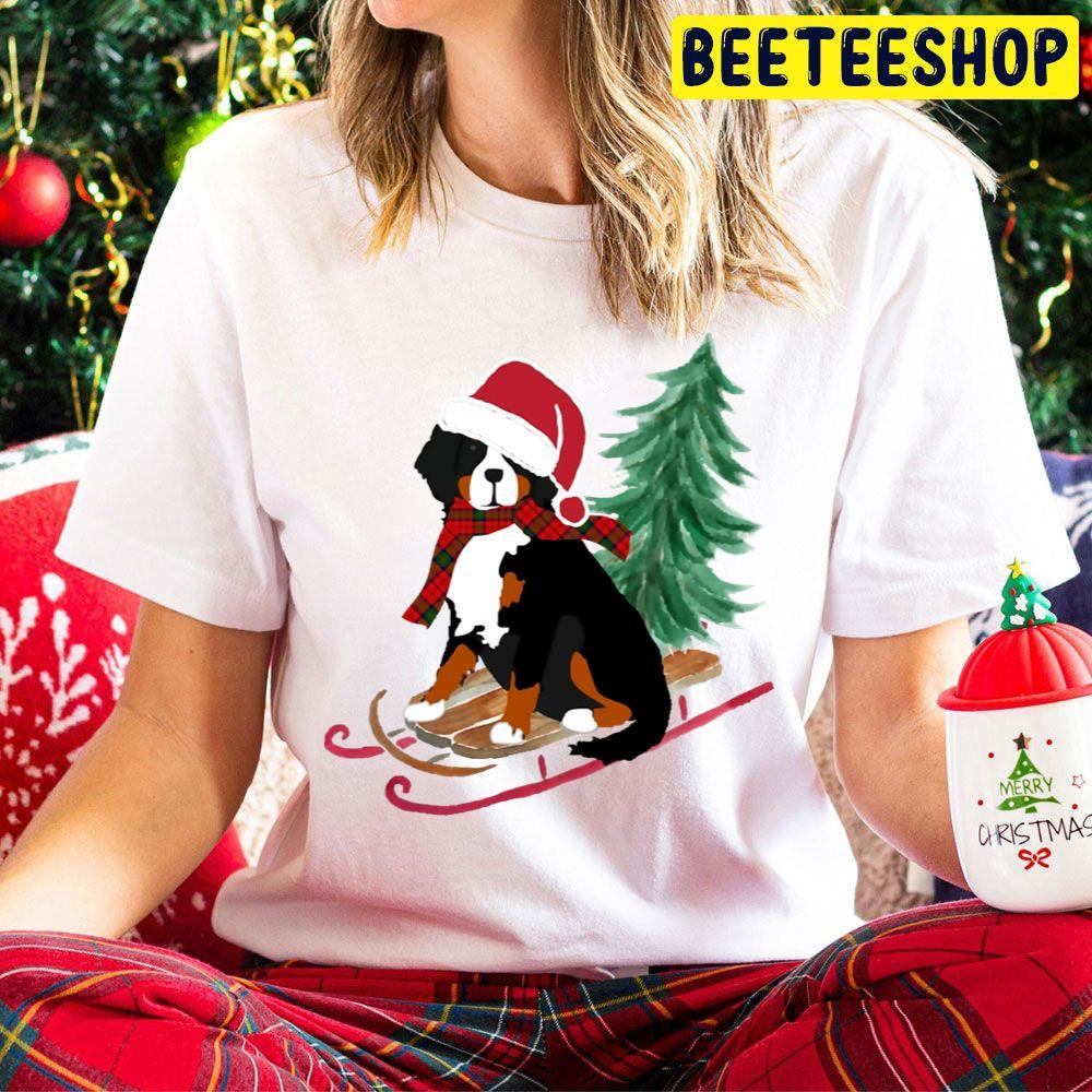 Bernese Mt Dog Bringing Home Xmas Tree Christmas Beeteeshop Trending Unisex Hoodie Bernese Mt Dog Bringing Home Xmas Tree Christmas Beeteeshop Trending Unisex Hoodie