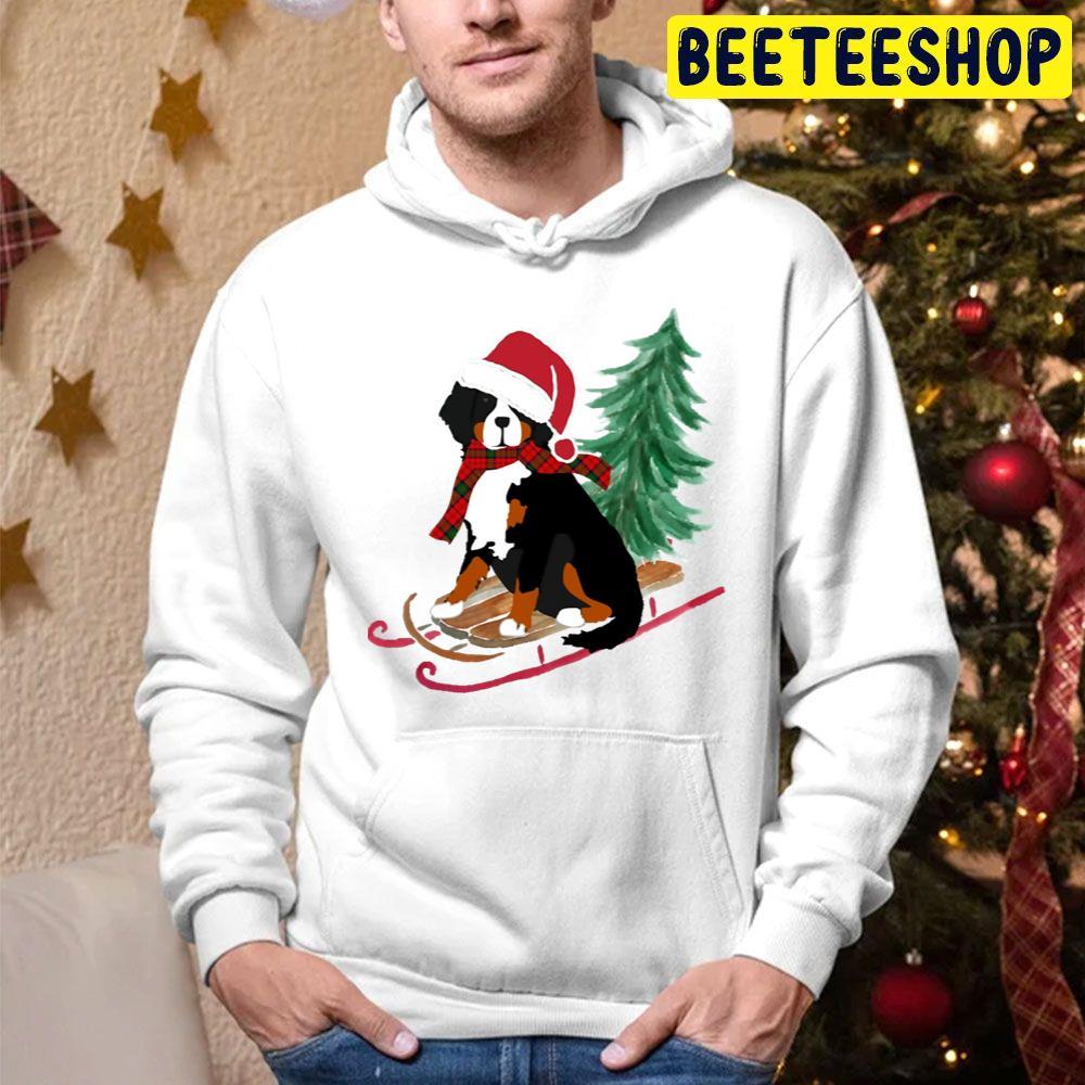 Bernese Mt Dog Bringing Home Xmas Tree Christmas Beeteeshop Trending Unisex Hoodie Bernese Mt Dog Bringing Home Xmas Tree Christmas Beeteeshop Trending Unisex Hoodie