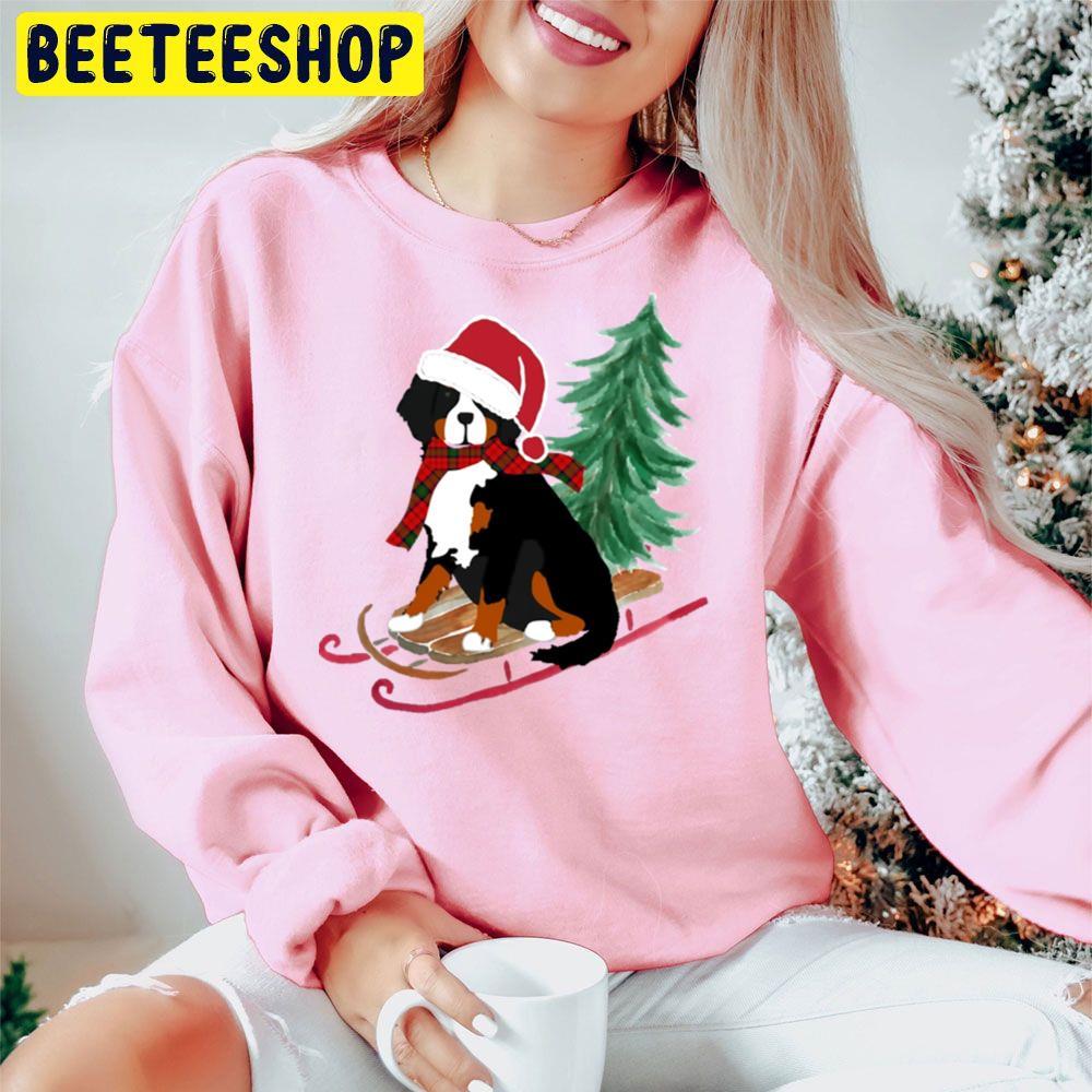 Bernese Mt Dog Bringing Home Xmas Tree Christmas Beeteeshop Trending Unisex Hoodie Bernese Mt Dog Bringing Home Xmas Tree Christmas Beeteeshop Trending Unisex Hoodie