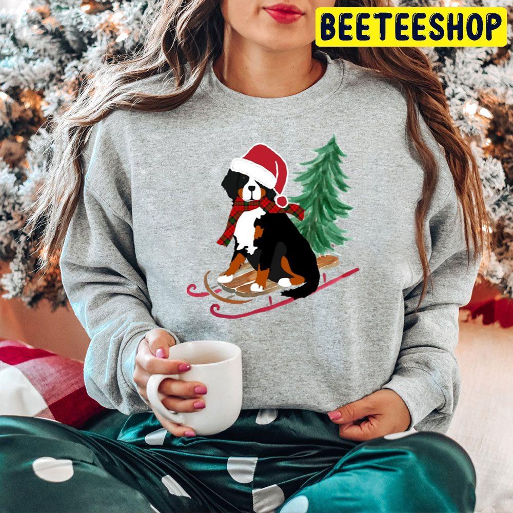 Bernese Mt Dog Bringing Home Xmas Tree Christmas Beeteeshop Trending Unisex Hoodie Bernese Mt Dog Bringing Home Xmas Tree Christmas Beeteeshop Trending Unisex Hoodie