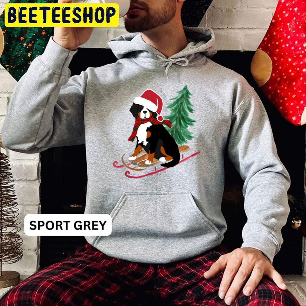 Bernese Mt Dog Bringing Home Xmas Tree Christmas Beeteeshop Trending Unisex Hoodie Bernese Mt Dog Bringing Home Xmas Tree Christmas Beeteeshop Trending Unisex Hoodie