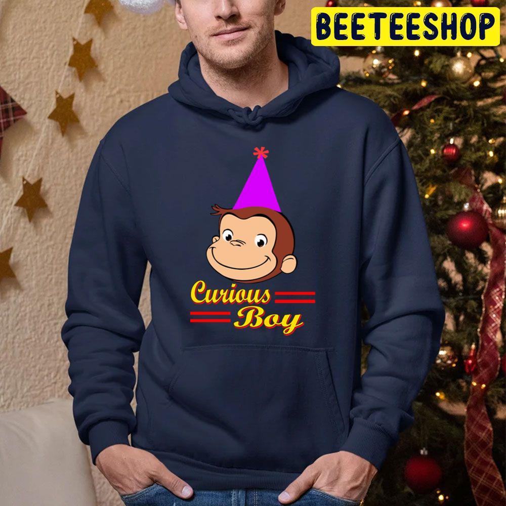 Birthday Boy Curious George A Very Monkey Christmas Beeteeshop Trending Unisex Sweatshirt Birthday Boy Curious George A Very Monkey Christmas Beeteeshop Trending Unisex Sweatshirt