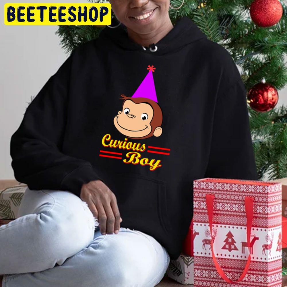 Birthday Boy Curious George A Very Monkey Christmas Beeteeshop Trending Unisex Sweatshirt Birthday Boy Curious George A Very Monkey Christmas Beeteeshop Trending Unisex Sweatshirt
