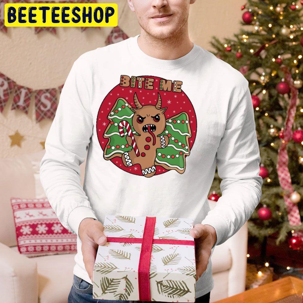 Bite Me Krampus Christmas Beeteeshop Trending Unisex Hoodie Bite Me Krampus Christmas Beeteeshop Trending Unisex Hoodie