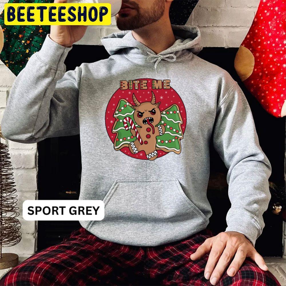 Bite Me Krampus Christmas Beeteeshop Trending Unisex Hoodie Bite Me Krampus Christmas Beeteeshop Trending Unisex Hoodie