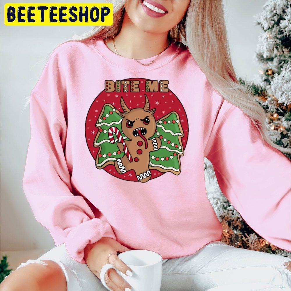 Bite Me Krampus Christmas Beeteeshop Trending Unisex Hoodie Bite Me Krampus Christmas Beeteeshop Trending Unisex Hoodie