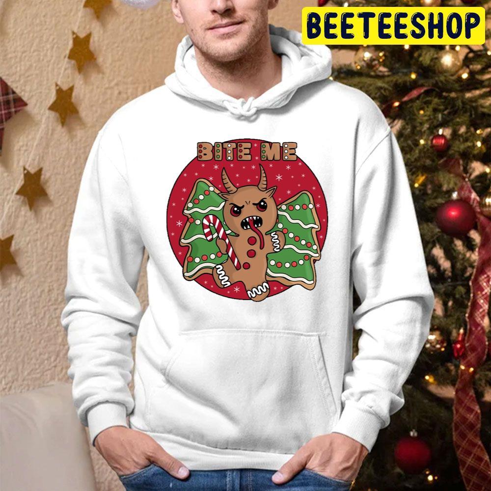 Bite Me Krampus Christmas Beeteeshop Trending Unisex Hoodie Bite Me Krampus Christmas Beeteeshop Trending Unisex Hoodie
