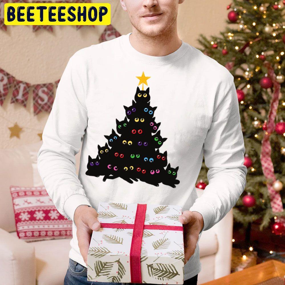 Black Cat Christmas Beeteeshop Trending Unisex Hoodie Black Cat Christmas Beeteeshop Trending Unisex Hoodie