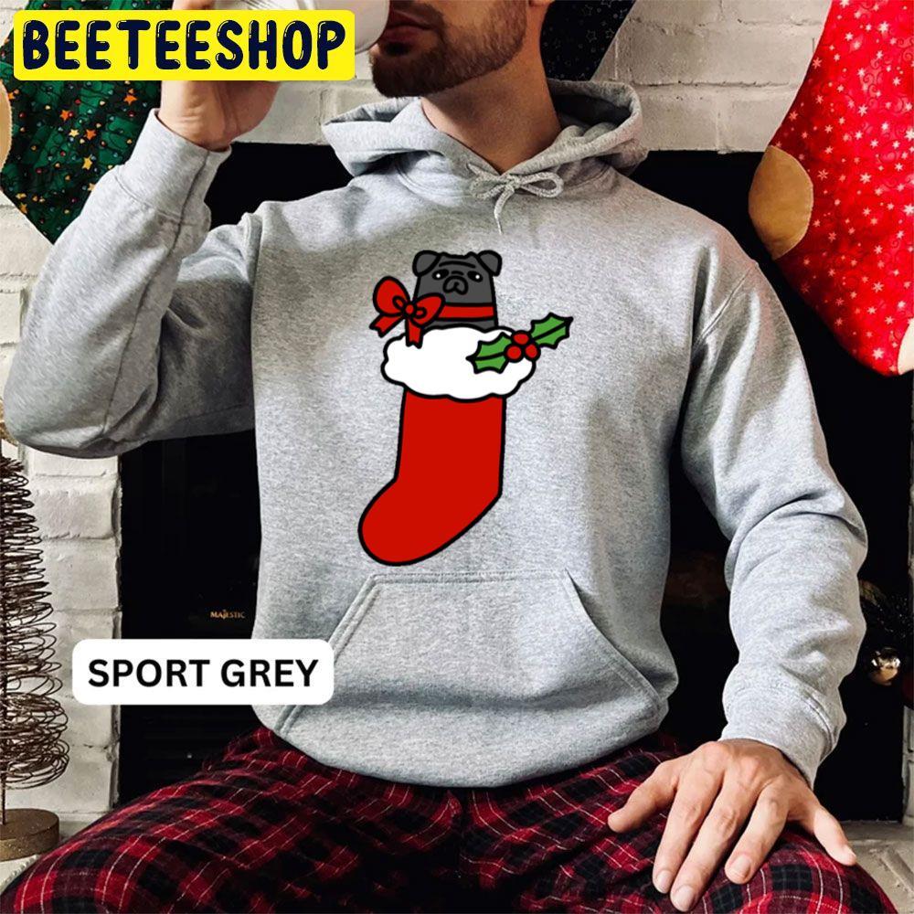 Black Pug Christmas Stocking Beeteeshop Trending Unisex Hoodie Black Pug Christmas Stocking Beeteeshop Trending Unisex Hoodie