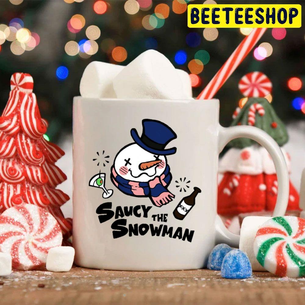 Black Text Saucy Frosty The Snowman Christmas Beeteeshop Trending Unisex Hoodie Black Text Saucy Frosty The Snowman Christmas Beeteeshop Trending Unisex Hoodie
