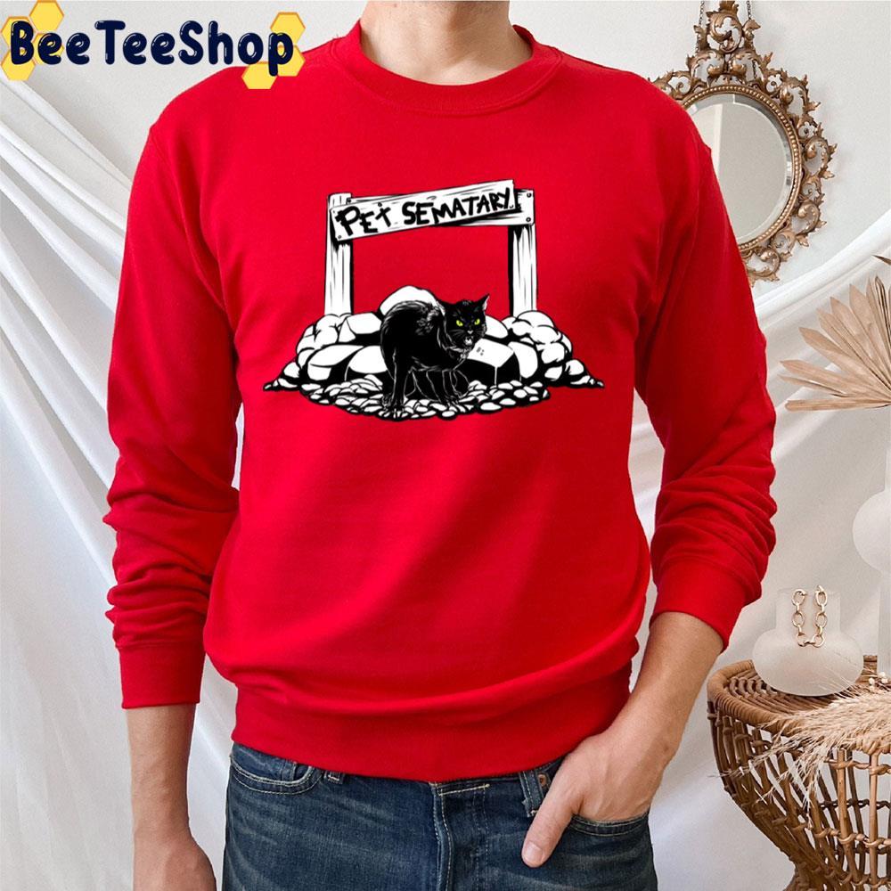 Black White Art Pet Sematary Halloween Unisex T-Shirt Black White Art Pet Sematary Halloween Unisex T-Shirt