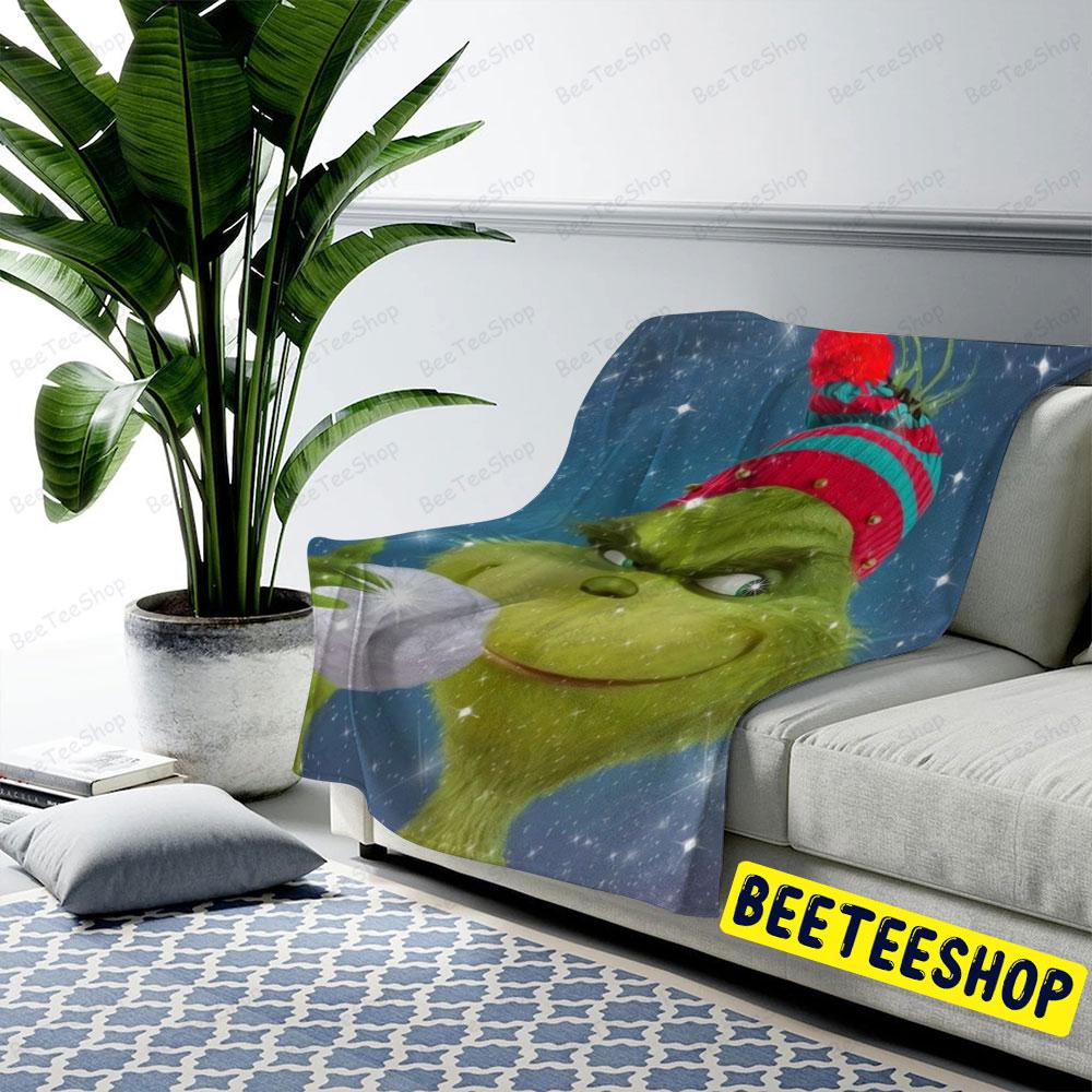 Blink Blink Grinch Trending US Cozy Blanket Blink Blink Grinch Trending US Cozy Blanket
