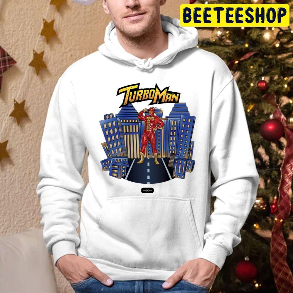 Blue House Turboman Jingle All The Way Christmas Beeteeshop Trending Unisex Hoodie Blue House Turboman Jingle All The Way Christmas Beeteeshop Trending Unisex Hoodie