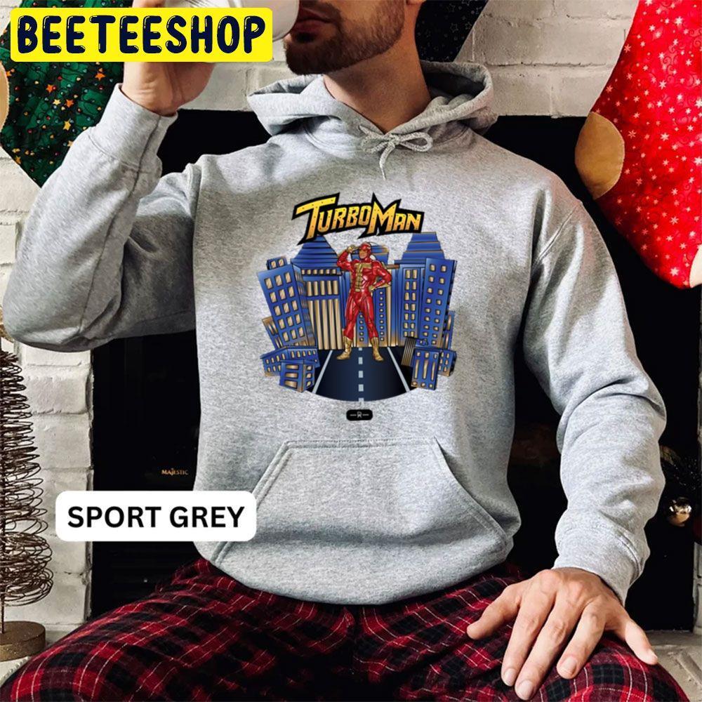 Blue House Turboman Jingle All The Way Christmas Beeteeshop Trending Unisex Hoodie Blue House Turboman Jingle All The Way Christmas Beeteeshop Trending Unisex Hoodie