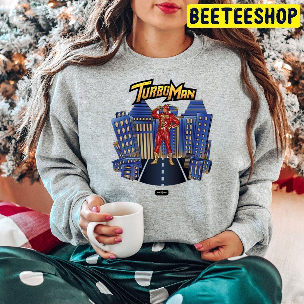 Blue House Turboman Jingle All The Way Christmas Beeteeshop Trending Unisex Hoodie Blue House Turboman Jingle All The Way Christmas Beeteeshop Trending Unisex Hoodie
