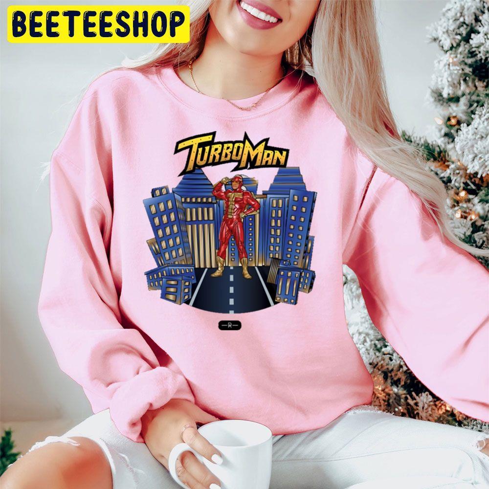Blue House Turboman Jingle All The Way Christmas Beeteeshop Trending Unisex Hoodie Blue House Turboman Jingle All The Way Christmas Beeteeshop Trending Unisex Hoodie
