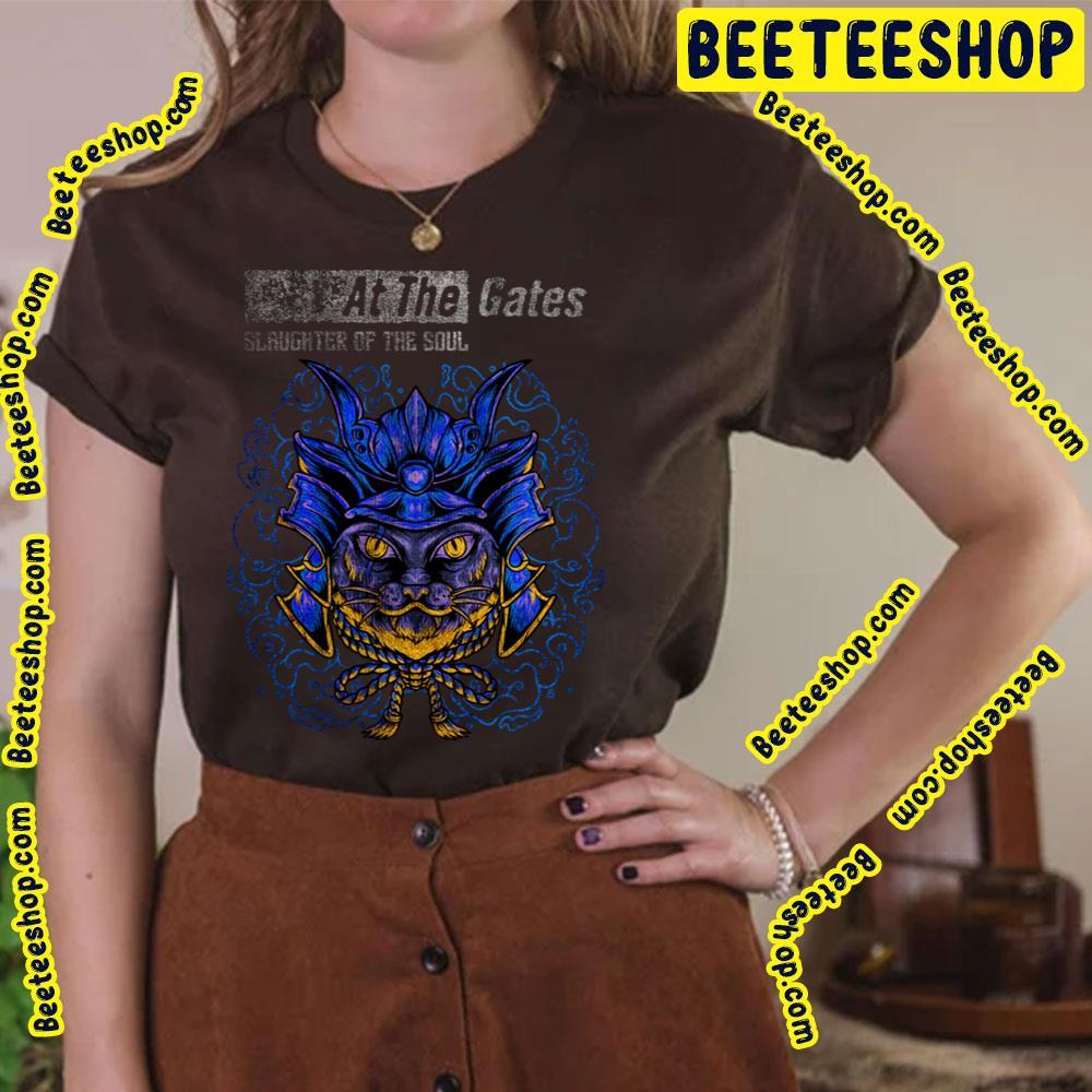 Blue Slaughter At The Gates Unisex T-Shirt Blue Slaughter At The Gates Unisex T-Shirt