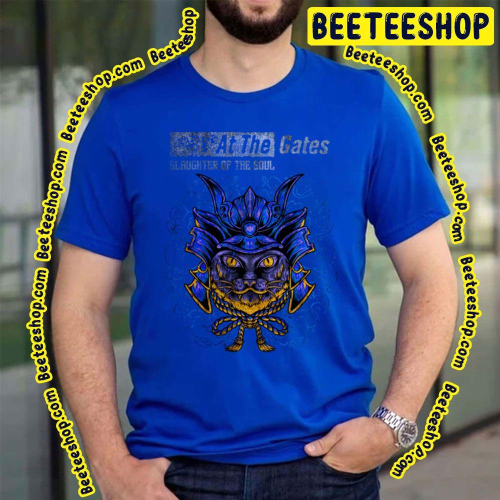 Blue Slaughter At The Gates Unisex T-Shirt Blue Slaughter At The Gates Unisex T-Shirt