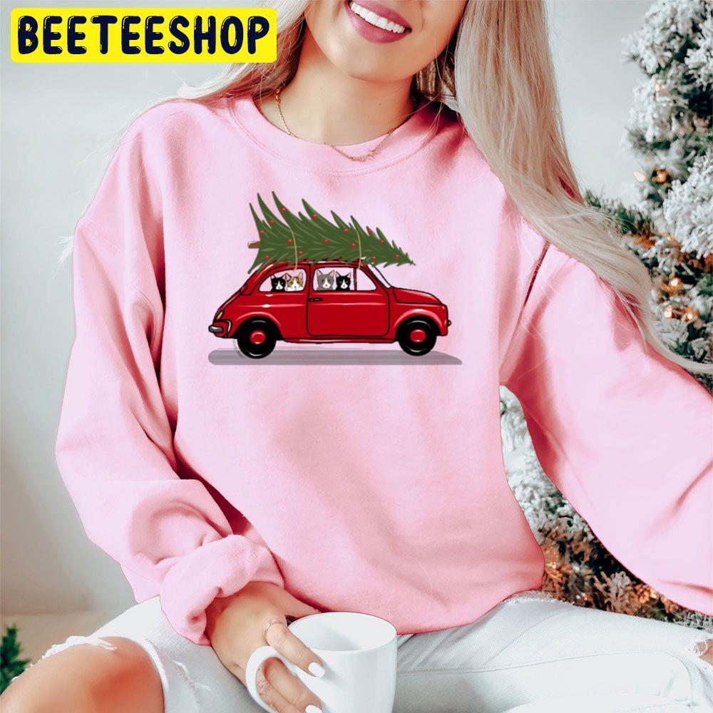 Bringing Home The Christmas Tree Red Beeteeshop Trending Unisex Hoodie Bringing Home The Christmas Tree Red Beeteeshop Trending Unisex Hoodie
