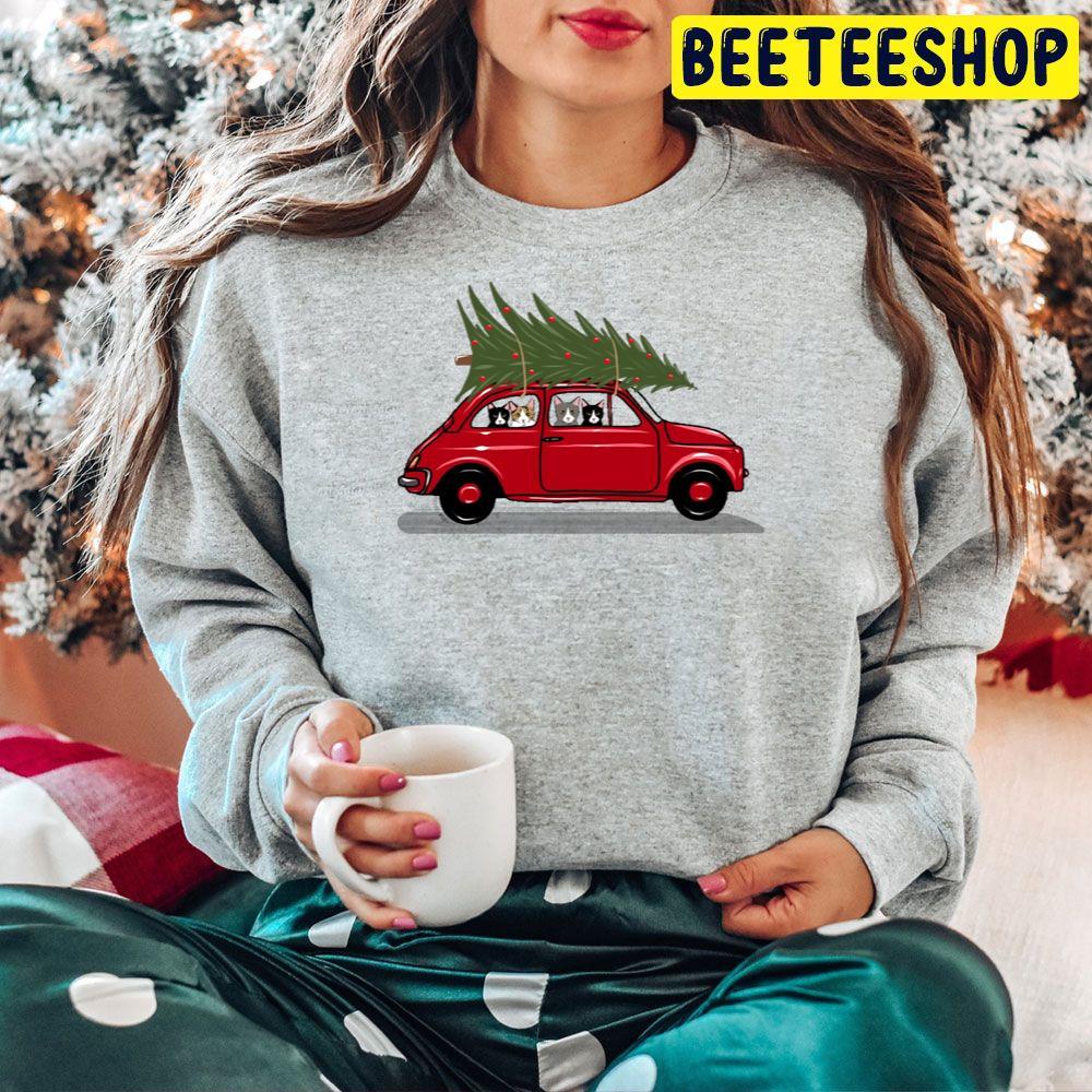 Bringing Home The Christmas Tree Red Beeteeshop Trending Unisex Hoodie Bringing Home The Christmas Tree Red Beeteeshop Trending Unisex Hoodie