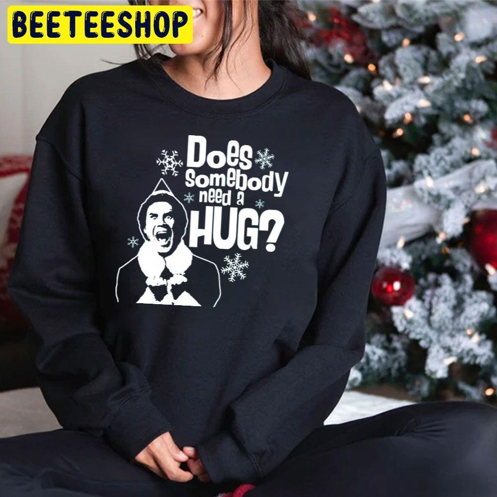 Buddy's Hug Elf Christmas Beeteeshop Trending Unisex Hoodie Buddy's Hug Elf Christmas Beeteeshop Trending Unisex Hoodie