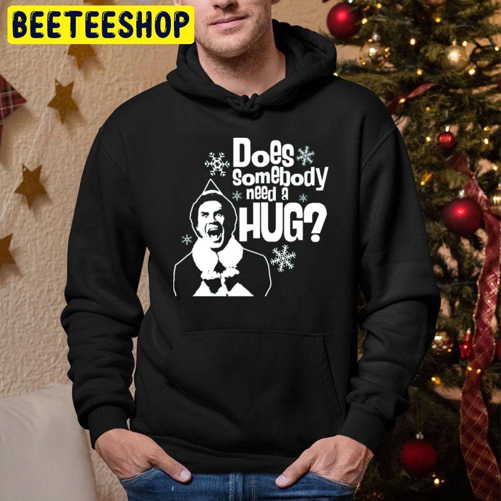 Buddy's Hug Elf Christmas Beeteeshop Trending Unisex Hoodie Buddy's Hug Elf Christmas Beeteeshop Trending Unisex Hoodie