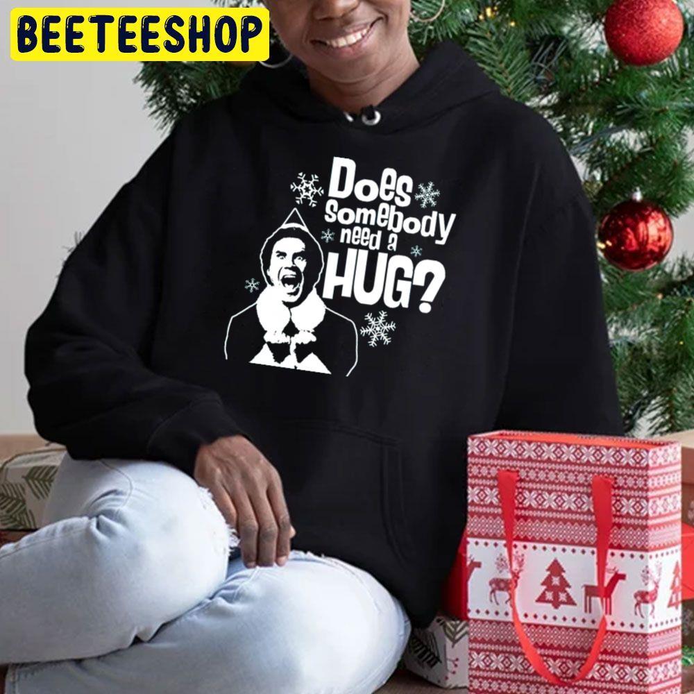 Buddy's Hug Elf Christmas Beeteeshop Trending Unisex Hoodie Buddy's Hug Elf Christmas Beeteeshop Trending Unisex Hoodie