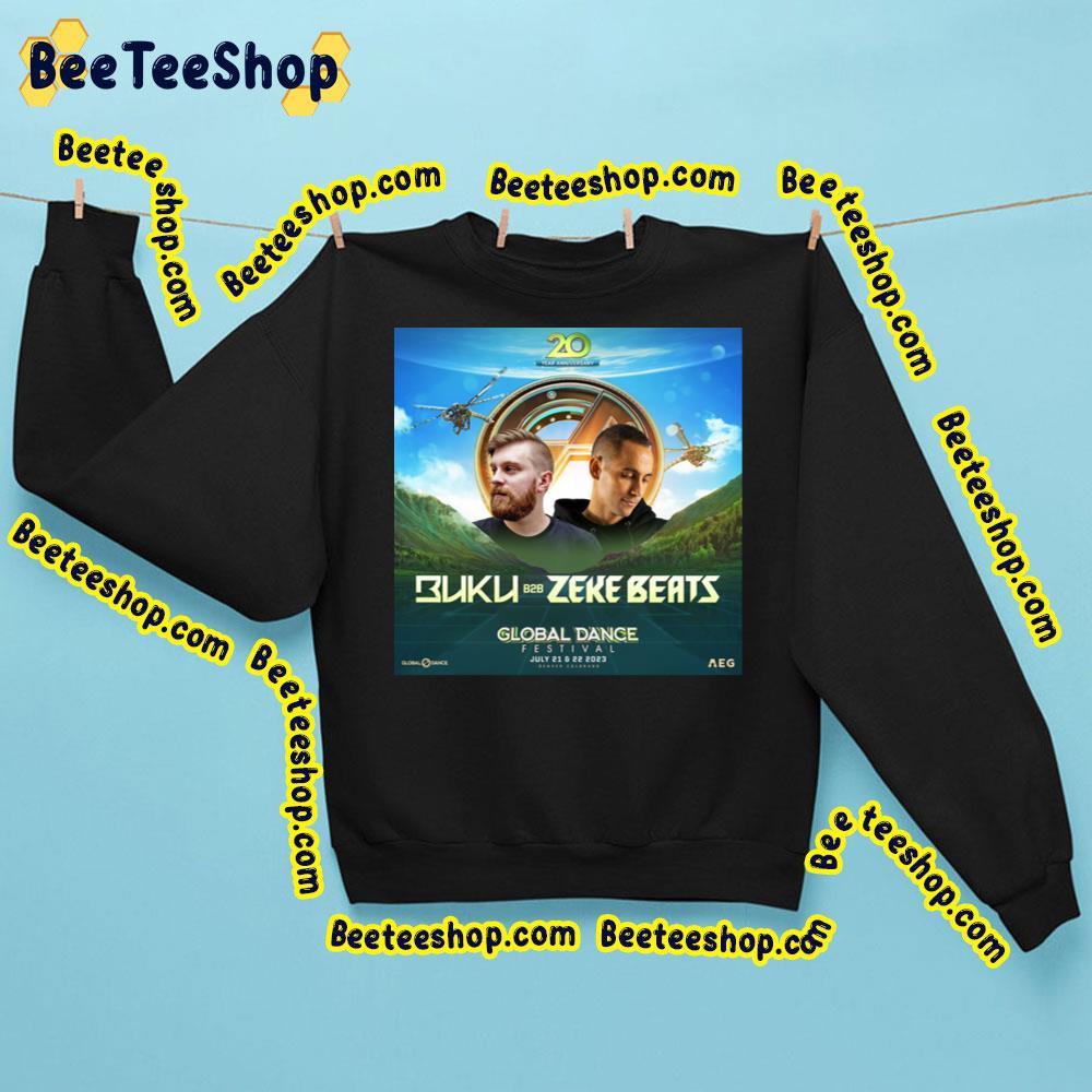 Buku B2b Zeke Beats Global Dance Festival 2023 Beeteeshop Trending Unisex T-Shirt Buku B2b Zeke Beats Global Dance Festival 2023 Beeteeshop Trending Unisex T-Shirt