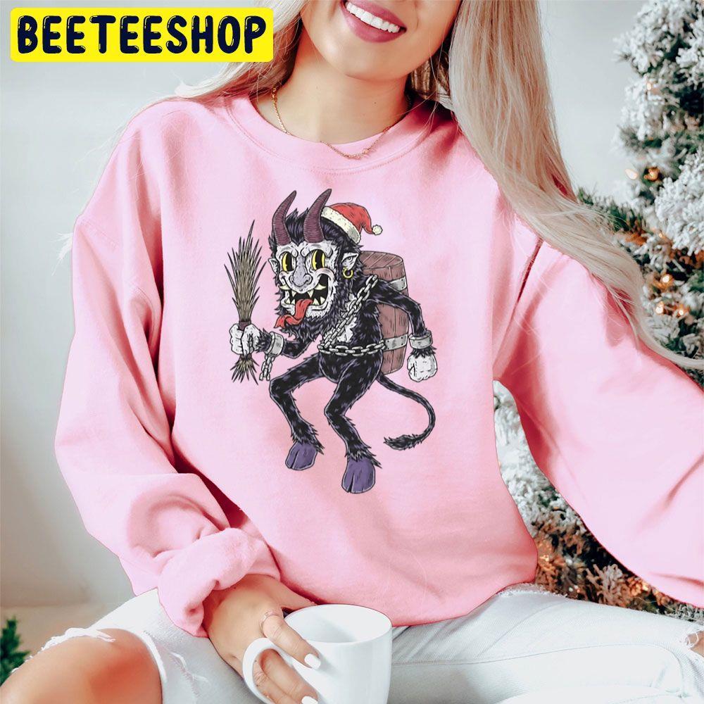 Cartoon Krampus Christmas Beeteeshop Trending Unisex Hoodie Cartoon Krampus Christmas Beeteeshop Trending Unisex Hoodie