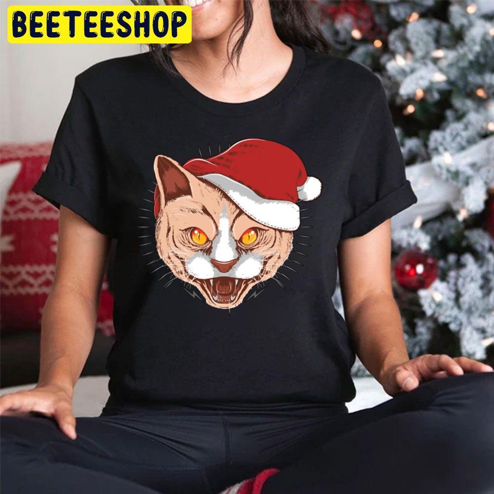Cat Christmas Hat Beeteeshop Trending Unisex Hoodie Cat Christmas Hat Beeteeshop Trending Unisex Hoodie