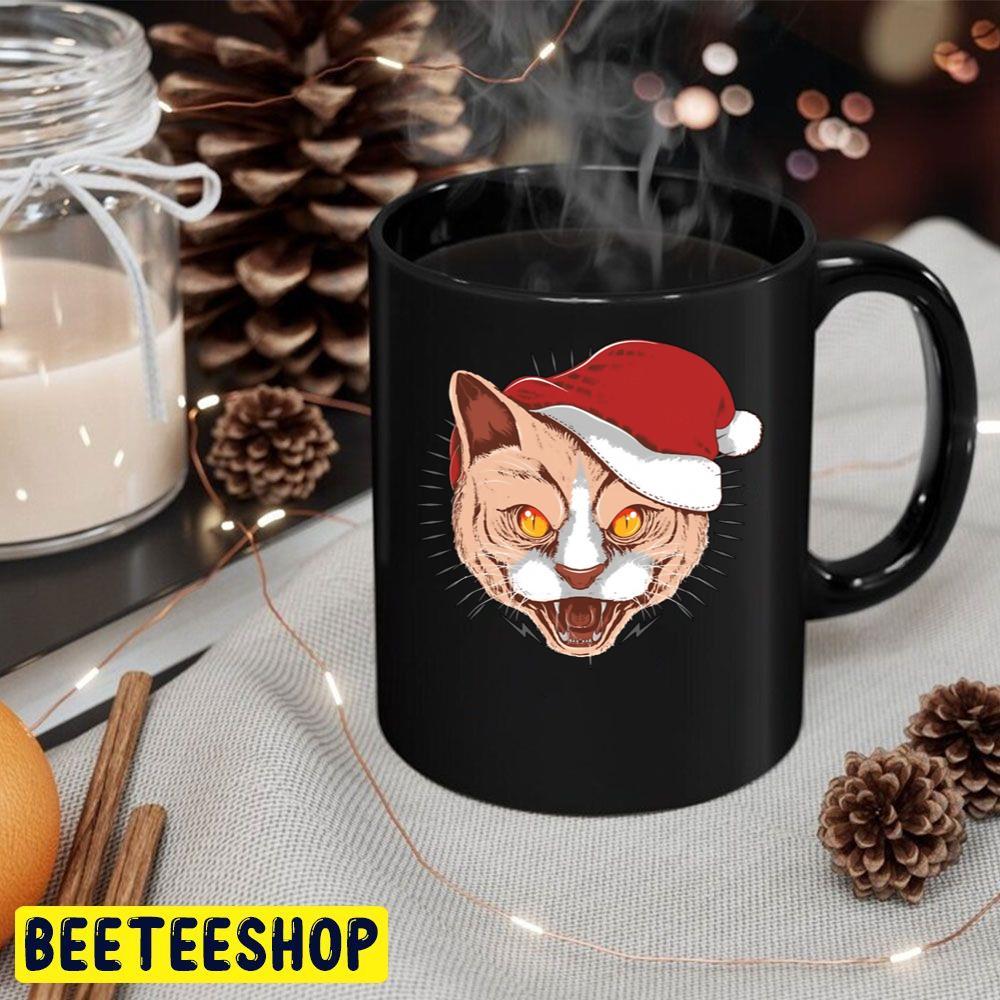 Cat Christmas Hat Beeteeshop Trending Unisex Hoodie Cat Christmas Hat Beeteeshop Trending Unisex Hoodie