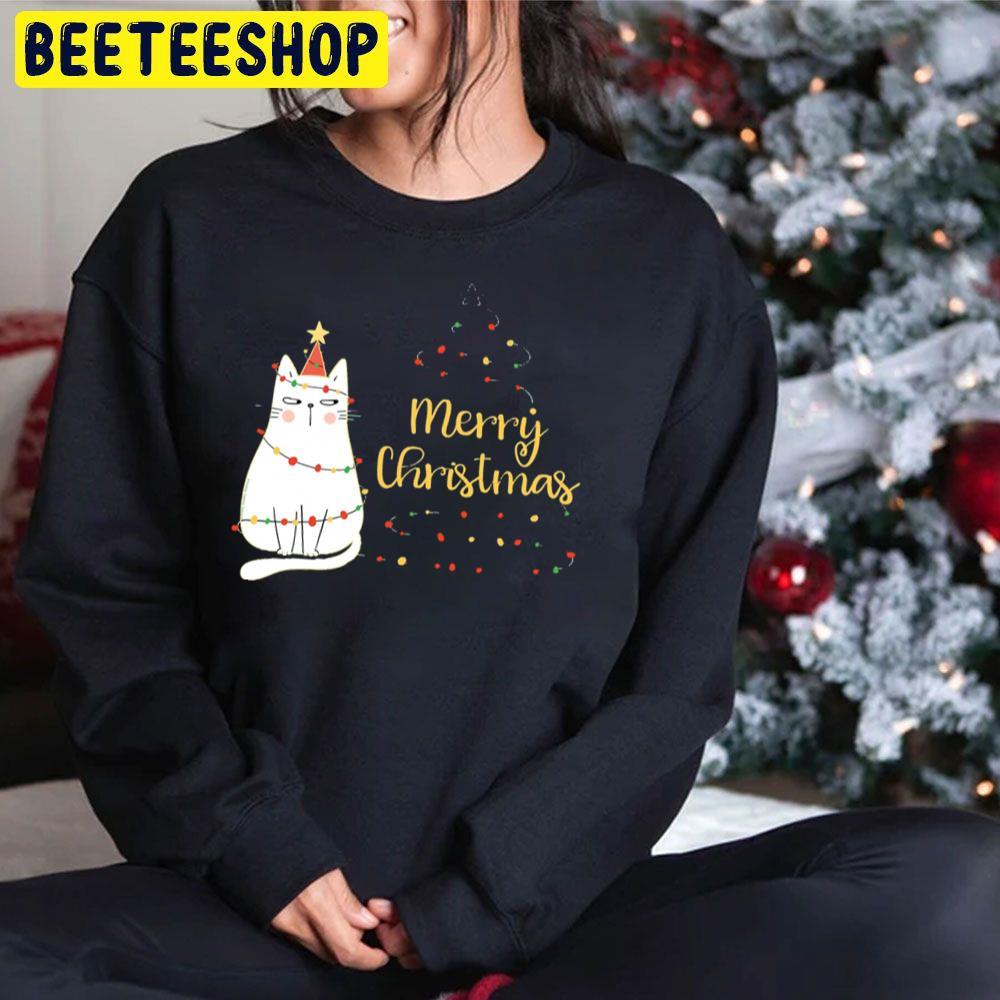 Cat Lovers Cute Holiday Cat Tree Merry Christmas Beeteeshop Trending Unisex Sweatshirt Cat Lovers Cute Holiday Cat Tree Merry Christmas Beeteeshop Trending Unisex Sweatshirt