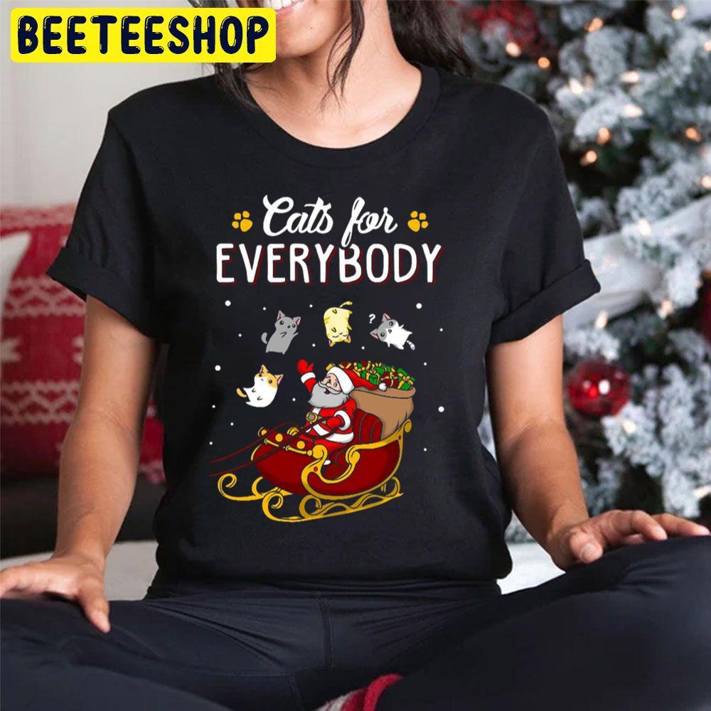 Cats For Everybody Cat Lover Christmas Beeteeshop Trending Unisex Sweatshirt Cats For Everybody Cat Lover Christmas Beeteeshop Trending Unisex Sweatshirt