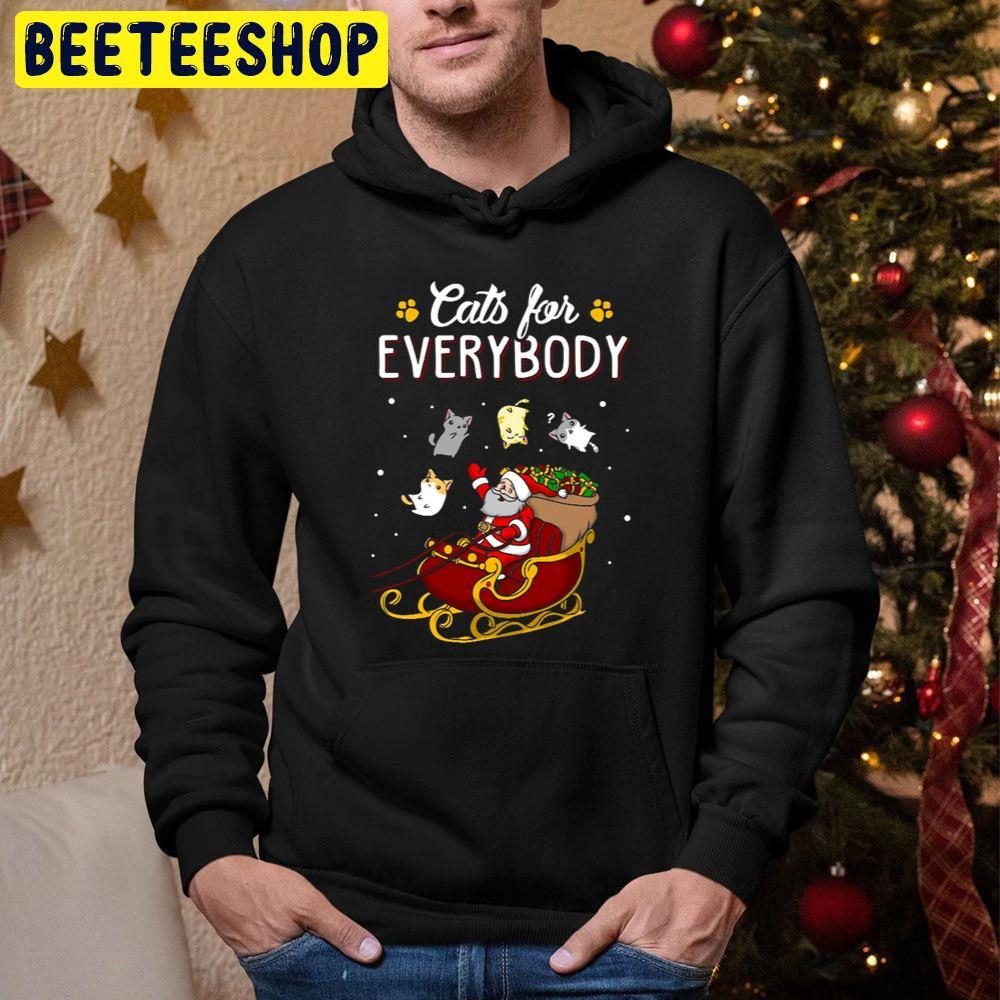 Cats For Everybody Cat Lover Christmas Beeteeshop Trending Unisex Sweatshirt Cats For Everybody Cat Lover Christmas Beeteeshop Trending Unisex Sweatshirt