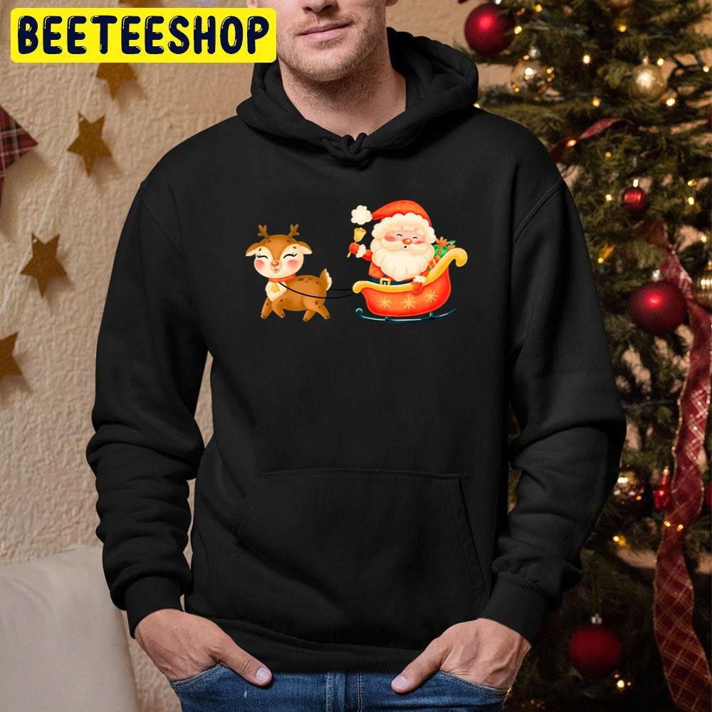 Chibi Santa And Rudolph Rudolph The Red Nosed Reindeer Christmas Beeteeshop Trending Unisex Sweatshirt Chibi Santa And Rudolph Rudolph The Red Nosed Reindeer Christmas Beeteeshop Trending Unisex Sweatshirt