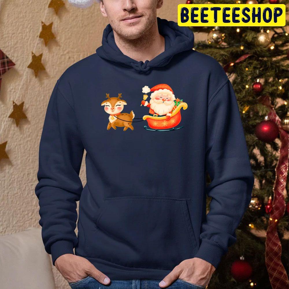 Chibi Santa And Rudolph Rudolph The Red Nosed Reindeer Christmas Beeteeshop Trending Unisex Sweatshirt Chibi Santa And Rudolph Rudolph The Red Nosed Reindeer Christmas Beeteeshop Trending Unisex Sweatshirt