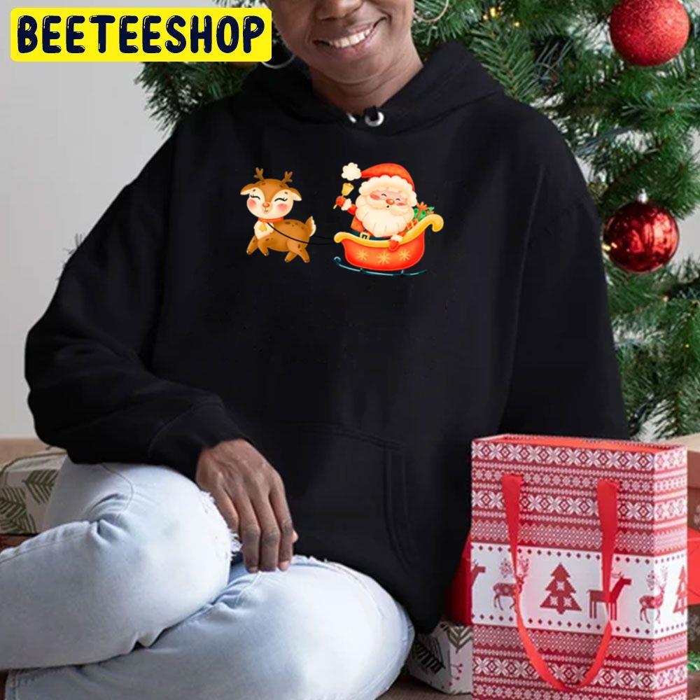 Chibi Santa And Rudolph Rudolph The Red Nosed Reindeer Christmas Beeteeshop Trending Unisex Sweatshirt Chibi Santa And Rudolph Rudolph The Red Nosed Reindeer Christmas Beeteeshop Trending Unisex Sweatshirt