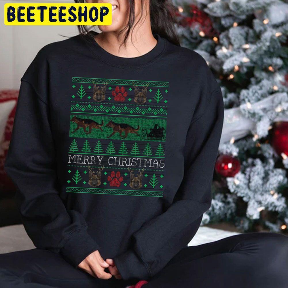 Christmas German Shepherd Dog Lovers Owners Ugly Christmas Beeteeshop Trending Unisex Hoodie Christmas German Shepherd Dog Lovers Owners Ugly Christmas Beeteeshop Trending Unisex Hoodie