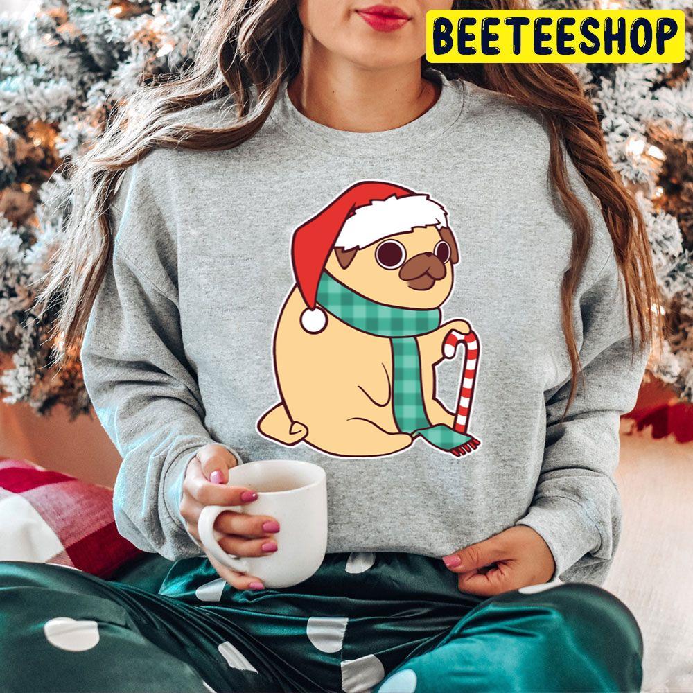 Christmas Pug Beeteeshop Trending Unisex Hoodie Christmas Pug Beeteeshop Trending Unisex Hoodie