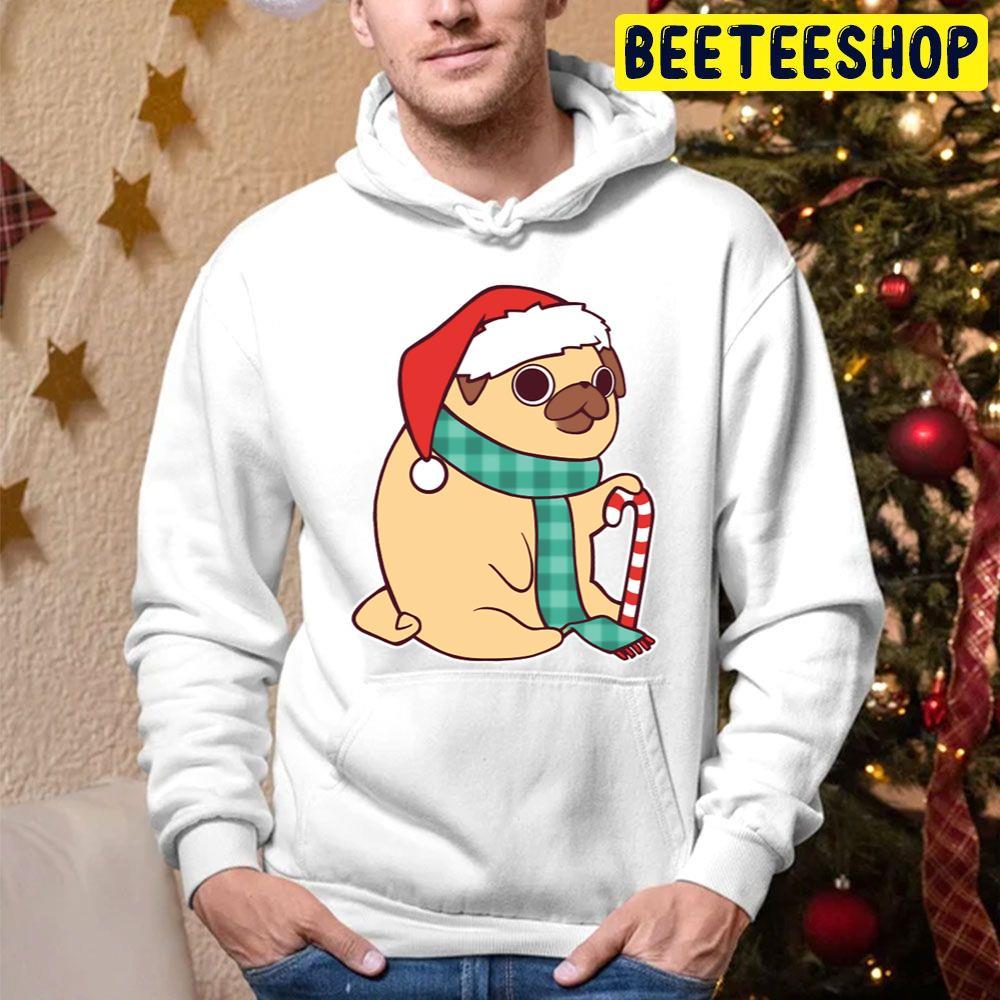 Christmas Pug Beeteeshop Trending Unisex Hoodie Christmas Pug Beeteeshop Trending Unisex Hoodie