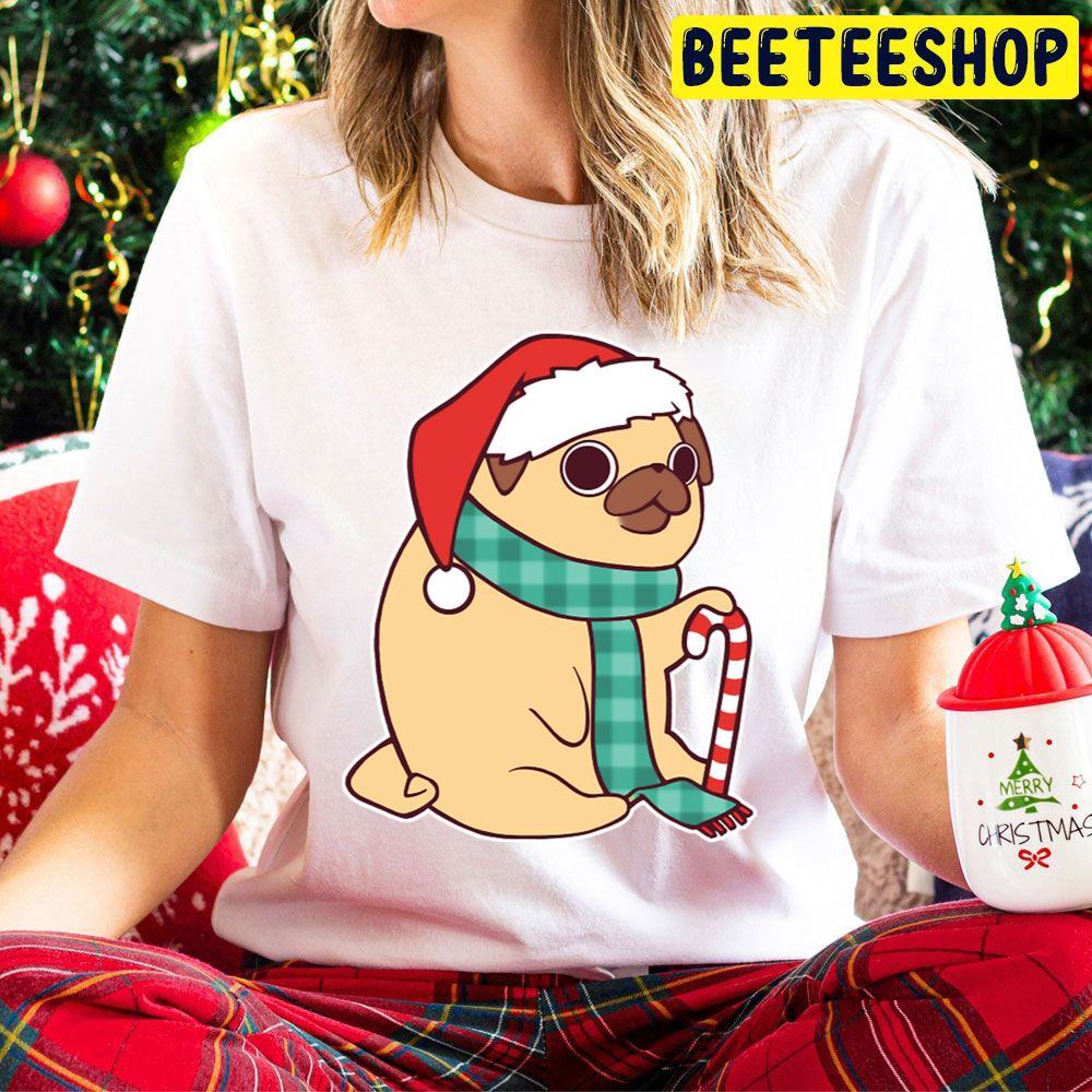 Christmas Pug Beeteeshop Trending Unisex Hoodie Christmas Pug Beeteeshop Trending Unisex Hoodie