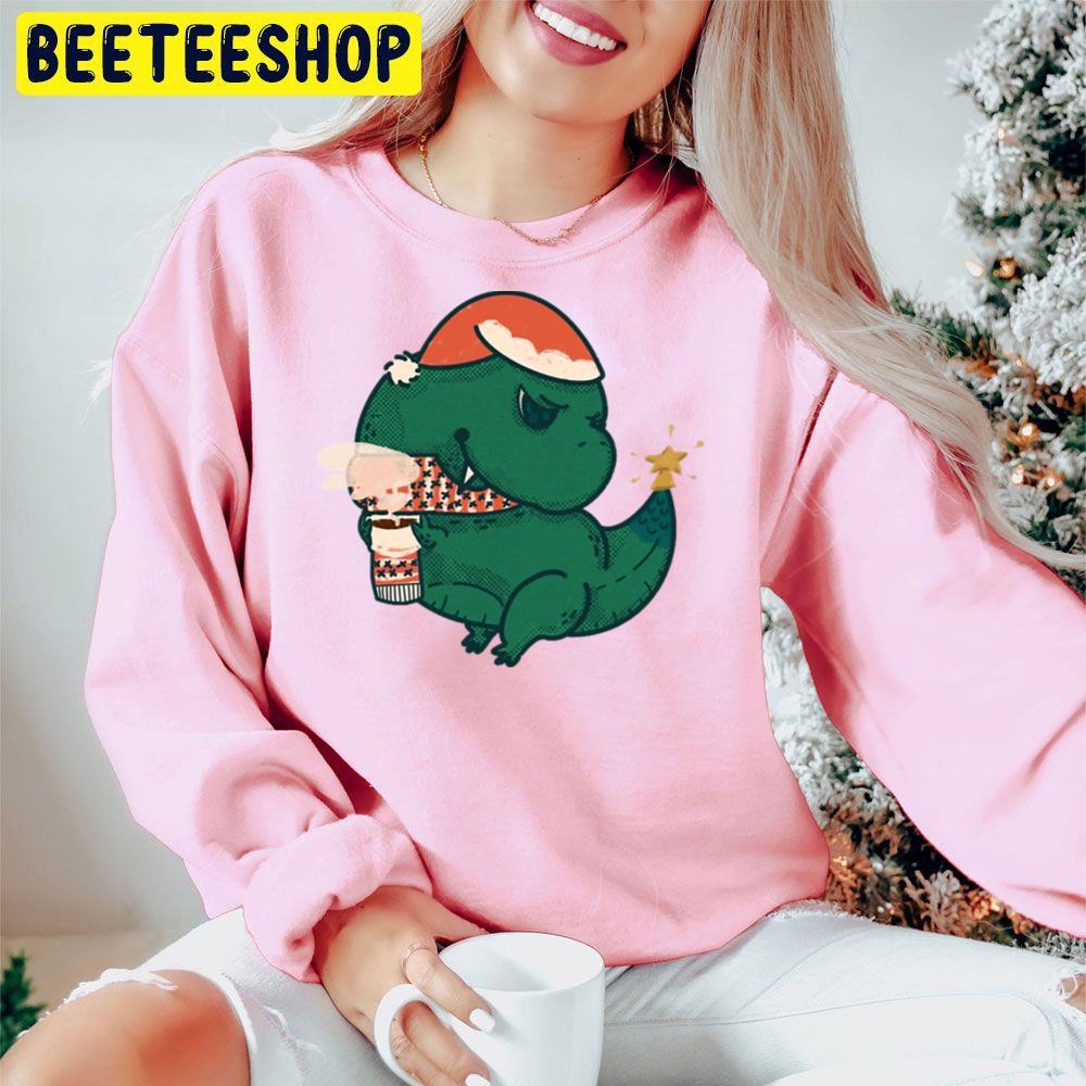 Christmas Tree Rex Beeteeshop Trending Unisex Hoodie Christmas Tree Rex Beeteeshop Trending Unisex Hoodie