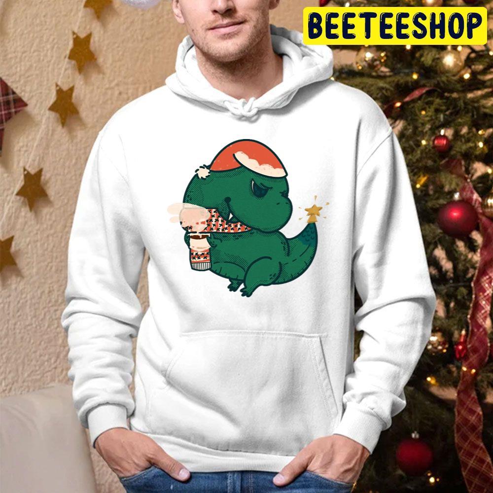 Christmas Tree Rex Beeteeshop Trending Unisex Hoodie Christmas Tree Rex Beeteeshop Trending Unisex Hoodie
