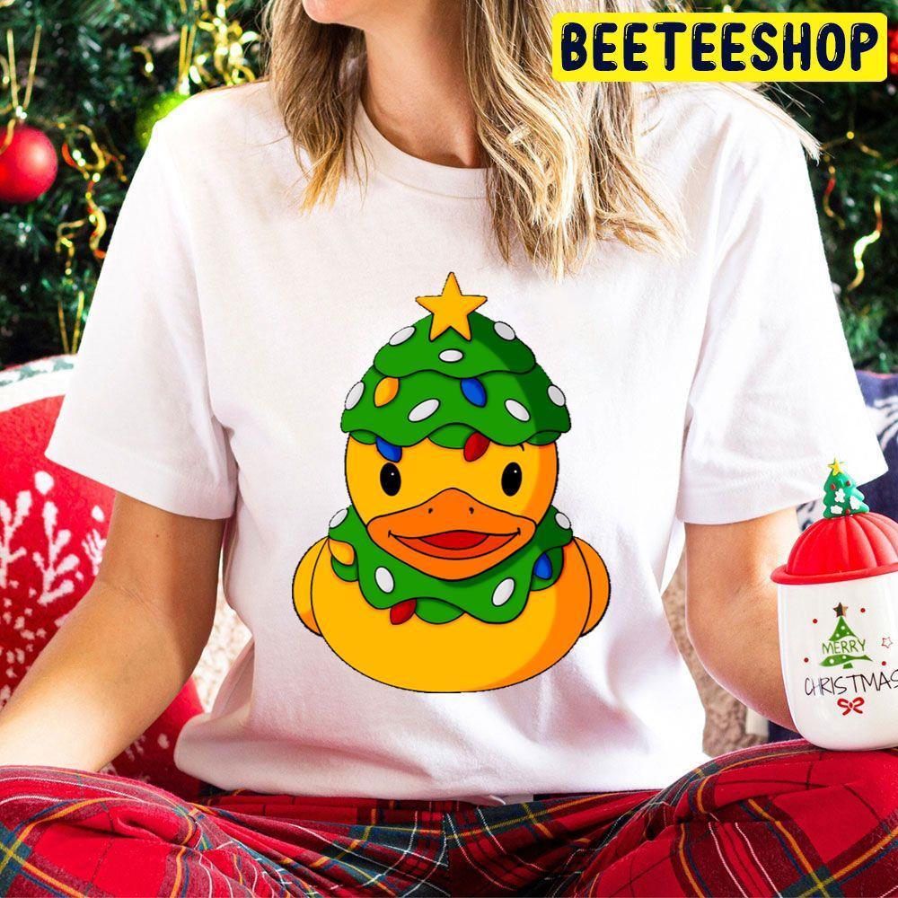 Christmas Tree Rubber Duck Beeteeshop Trending Unisex Hoodie Christmas Tree Rubber Duck Beeteeshop Trending Unisex Hoodie