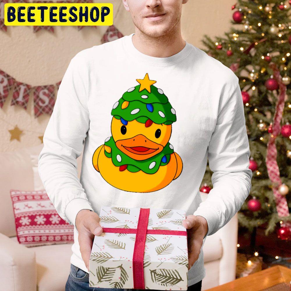 Christmas Tree Rubber Duck Beeteeshop Trending Unisex Hoodie Christmas Tree Rubber Duck Beeteeshop Trending Unisex Hoodie