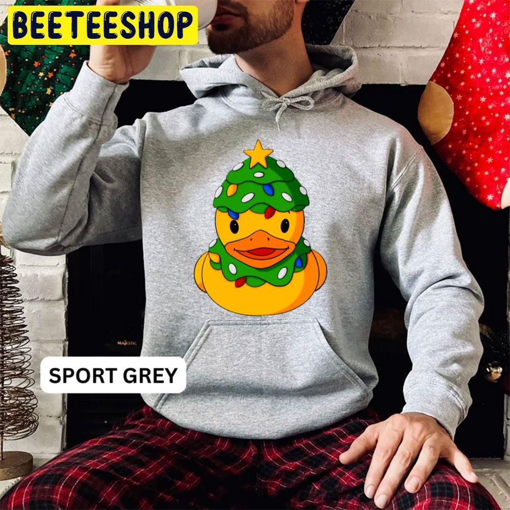Christmas Tree Rubber Duck Beeteeshop Trending Unisex Hoodie Christmas Tree Rubber Duck Beeteeshop Trending Unisex Hoodie