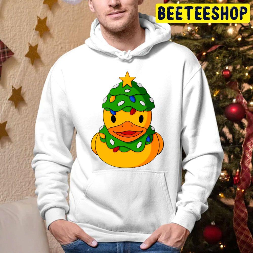 Christmas Tree Rubber Duck Beeteeshop Trending Unisex Hoodie Christmas Tree Rubber Duck Beeteeshop Trending Unisex Hoodie